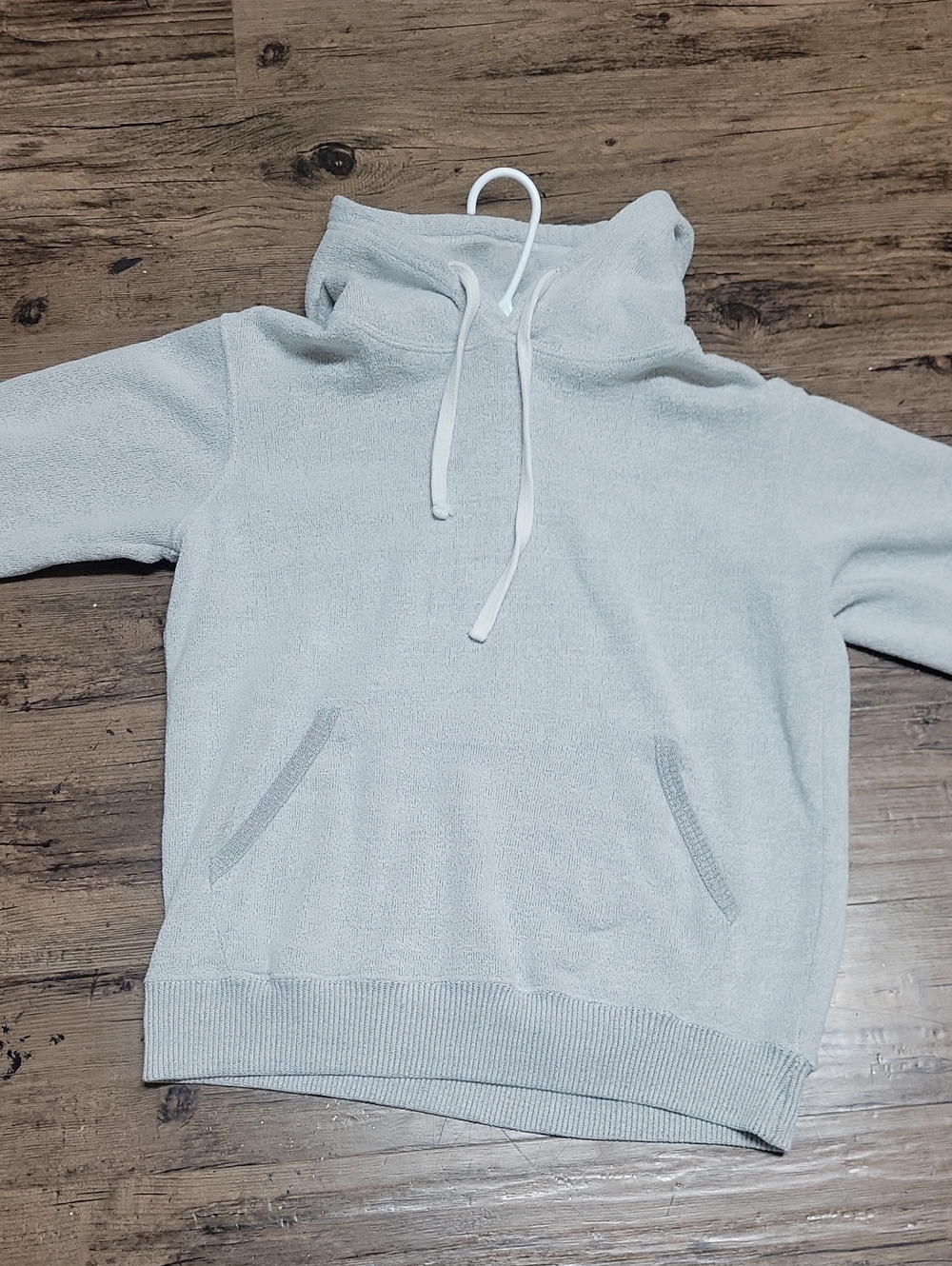 Womens Medium Light Gray Hoodie